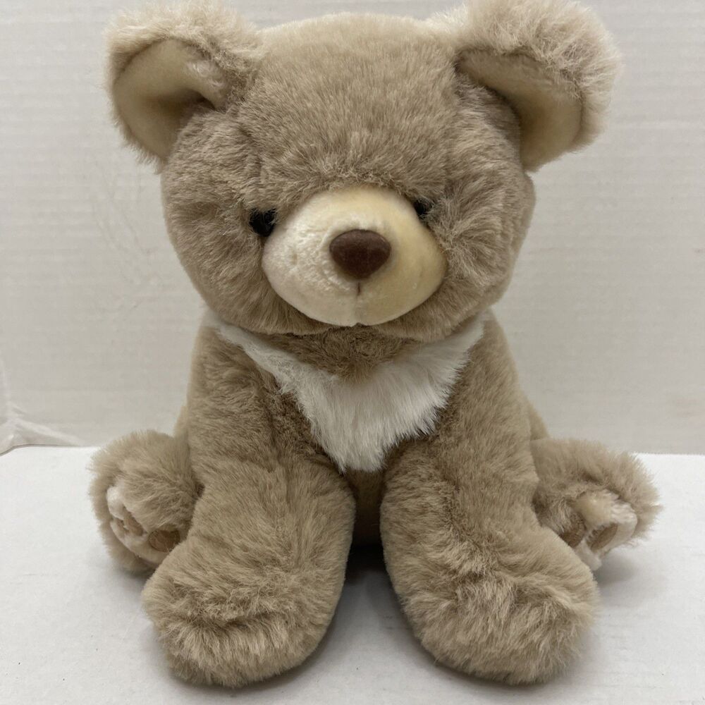 1988 America Wego 12" Brown Tan Teddy Bear Plush Vintage Fiesta 90145